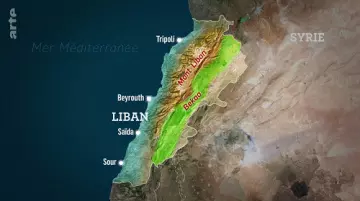Le dessous des Cartes  Liban, un pays sous influences