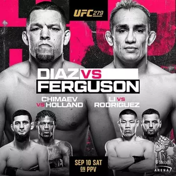 - UFC 279 - DIAZ VS FERGUSON