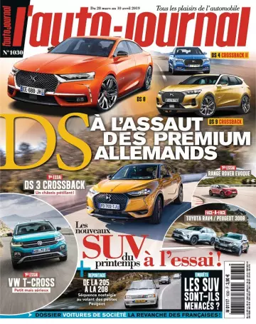 L’Auto-Journal N°1030 Du 28 Mars au 10 Avril 2019  [Magazines]