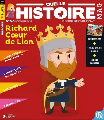 Quelle Histoire Mag N°69 – Novembre 2022 [Magazines]