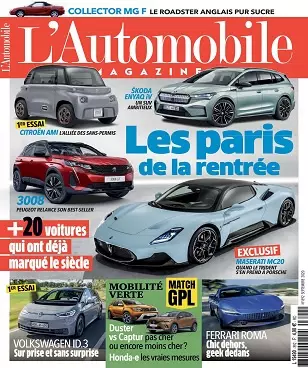 L’Automobile Magazine N°892 – Septembre 2020  [Magazines]