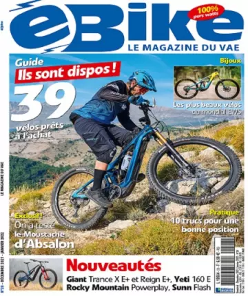 E Bike N°28 – Décembre 2021-Janvier 2022  [Magazines]