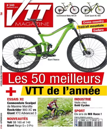 VTT Magazine N°340 – Septembre 2019  [Magazines]
