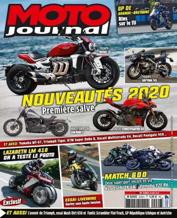 Moto Journal N°2262 Du 28 Août 2019 [Magazines]