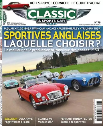 Classic et Sports Car N°79 – Août-Septembre 2019 [Magazines]