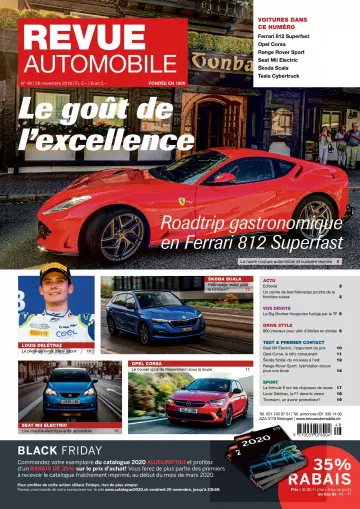 Revue Automobile - 28 novembre 2019 [Magazines]