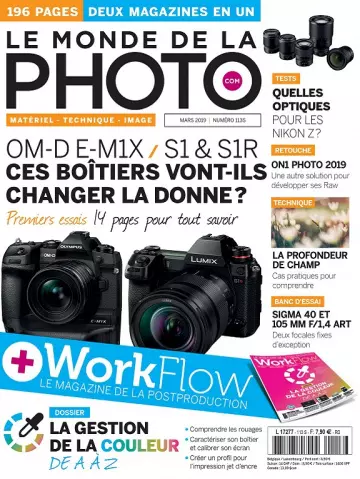 Le Monde De La Photo N°113 – Mars 2019  [Magazines]