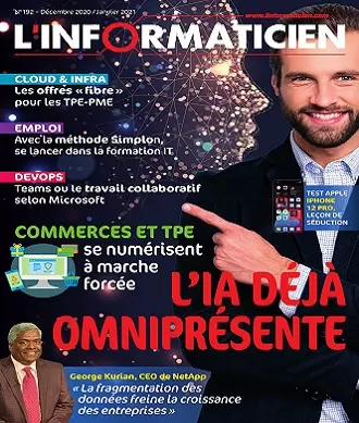 L’Informaticien N°192 – Décembre 2020-Janvier 2021 [Magazines]