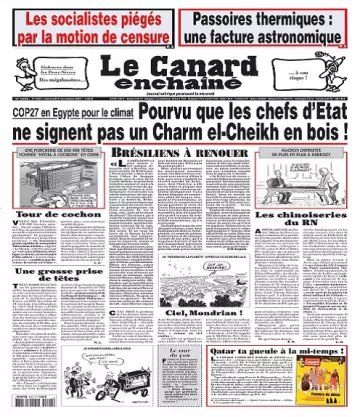 Le Canard Enchaîné N°5321 Du 2 Novembre 2022  [Journaux]