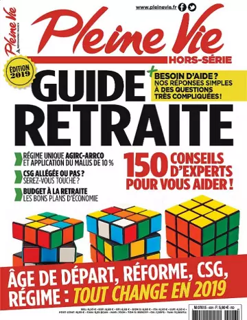 Pleine Vie Pratique Hors Série N°46 – Retraite 2019 [Magazines]