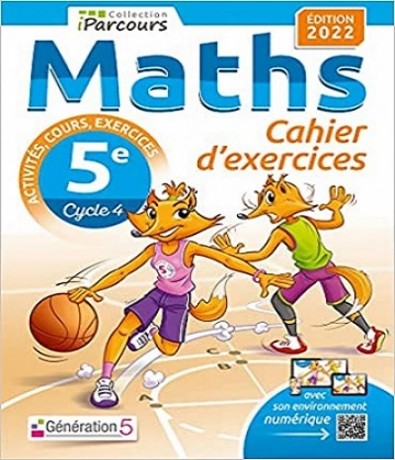 Cahier d’exercices iParcours maths 5e avec cours  [Livres]