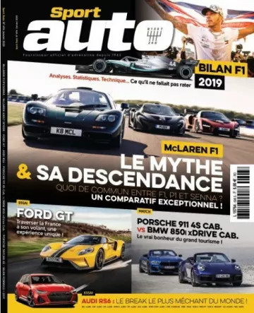 Sport Auto France - Janvier 2020  [Magazines]