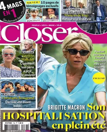 Closer N°738 Du 2 Août 2019  [Magazines]