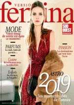 Version Femina N°874 Du 31 Décembre 2018 au 6 Janvier 2019 [Magazines]