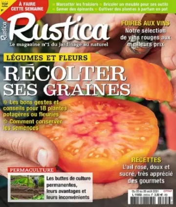 Rustica N°2695 Du 20 au 26 Août 2021  [Magazines]