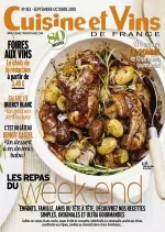 Cuisine et Vins de France N°183 – Septembre-Octobre 2018  [Magazines]