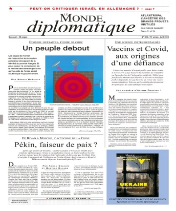 Le Monde Diplomatique N°829 – Avril 2023  [Journaux]