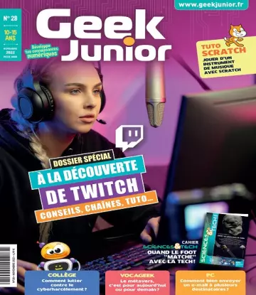 Geek Junior N°28 – Novembre 2022  [Magazines]