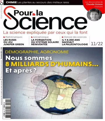 Pour La Science N°541 – Novembre 2022  [Magazines]