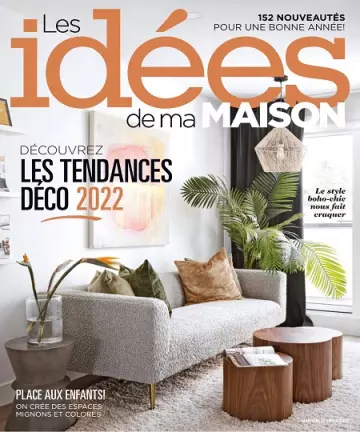 Les Idées De Ma Maison – Janvier-Février 2022 [Magazines]
