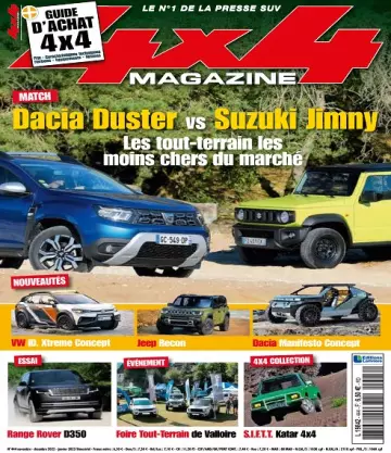 4×4 Magazine N°444 – Novembre 2022-Janvier 2023  [Magazines]