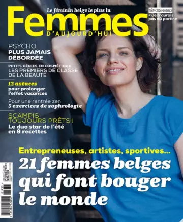 Femmes D’Aujourd’hui N°35 Du 29 Août 2019 [Magazines]