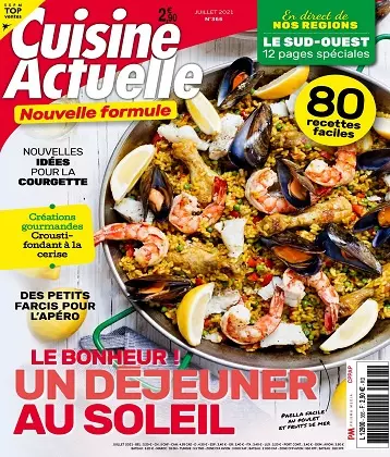 Cuisine Actuelle N°366 – Juillet 2021  [Magazines]