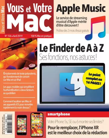 Vous et Votre Mac N°154 – Avril 2019 [Magazines]