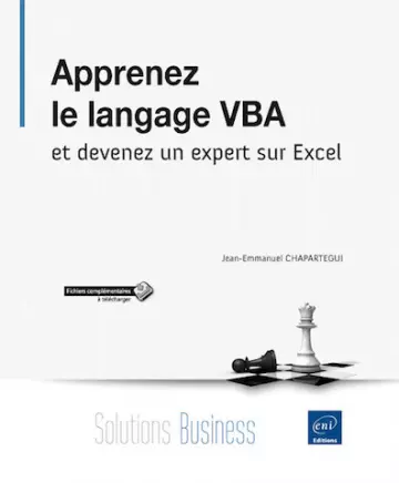 Apprenez le langage VBA et devenez un expert sur Excel [Livres]