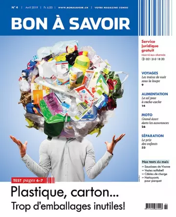 Bon à Savoir N°4 – Avril 2019  [Magazines]