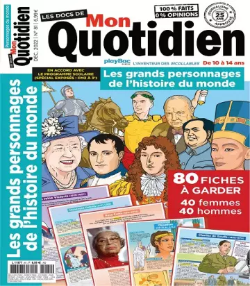 Les Docs De Mon Quotidien N°81 – Décembre 2022 [Magazines]