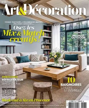 Art et Décoration N°576 – Avril 2023  [Magazines]