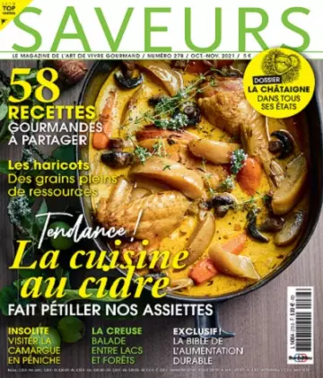Saveurs N°278 – Octobre-Novembre 2021 [Magazines]