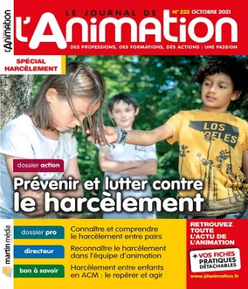 Le Journal De L’Animation N°222 – Octobre 2021  [Magazines]