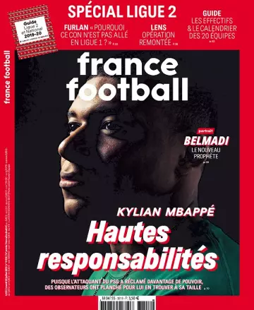 France Football N°3818 Du 23 Juillet 2019  [Magazines]