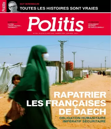 Politis N°1720 Du 25 au 31 Août 2022  [Magazines]