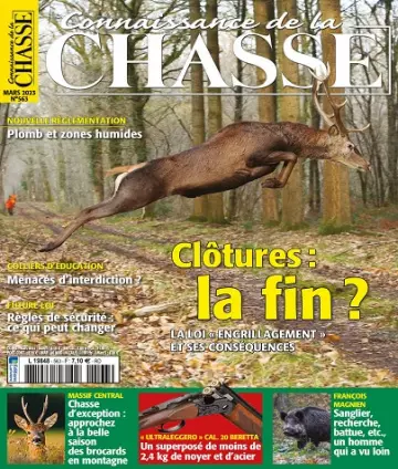 Connaissance De La Chasse N°563 – Mars 2023  [Magazines]