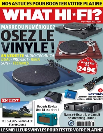 What Hi-Fi N°230 – Août 2023 [Magazines]