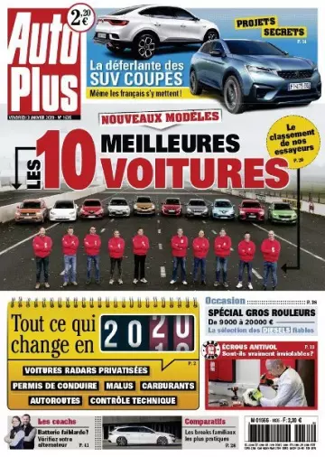 Auto Plus - 3 Janvier 2020  [Magazines]
