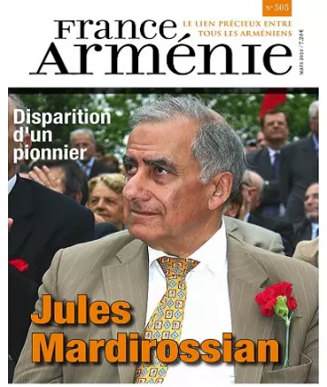 France Arménie N°505 – Mars 2023 [Magazines]