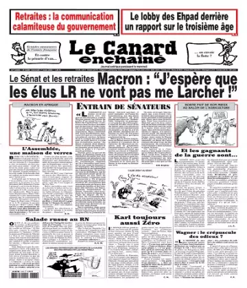 Le Canard Enchaîné N°5338 Du 1er Mars 2023 [Magazines]