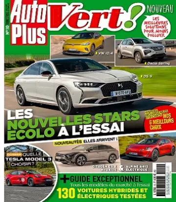 Auto Plus Vert N°10 – Juillet-Septembre 2021  [Magazines]