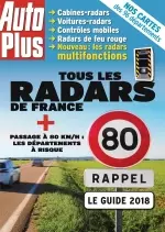 Auto Plus Hors Série Guide N°9 – Le Guide Anti Radars 2018 [Magazines]