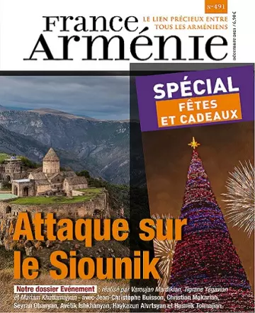France Arménie N°491 – Décembre 2021  [Magazines]