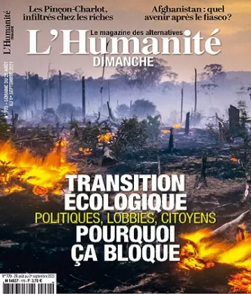 L’Humanité Dimanche N°770 Du 26 Août 2021  [Magazines]