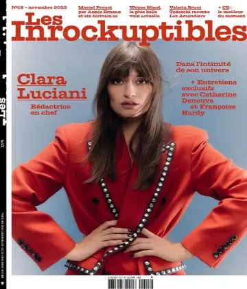 Les Inrockuptibles N°15 – Novembre 2022  [Magazines]