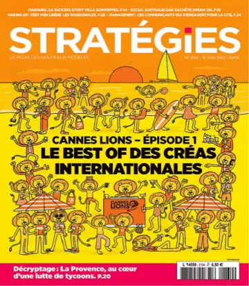 Stratégies N°2134 Du 16 au 22 Juin 2022  [Magazines]