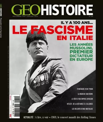 Geo Histoire N°60 – Décembre 2021-Janvier 2022  [Magazines]