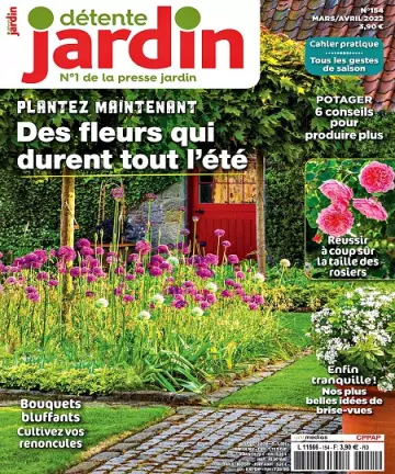 Détente Jardin N°154 – Mars-Avril 2022 [Magazines]