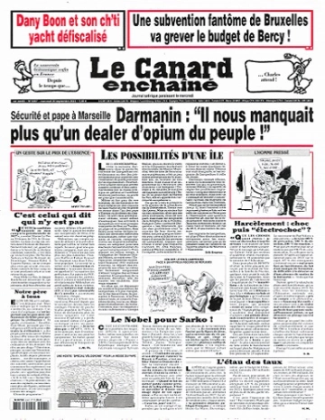 Le Canard Enchaîné N°5367 Du 20 Septembre 2023  [Journaux]
